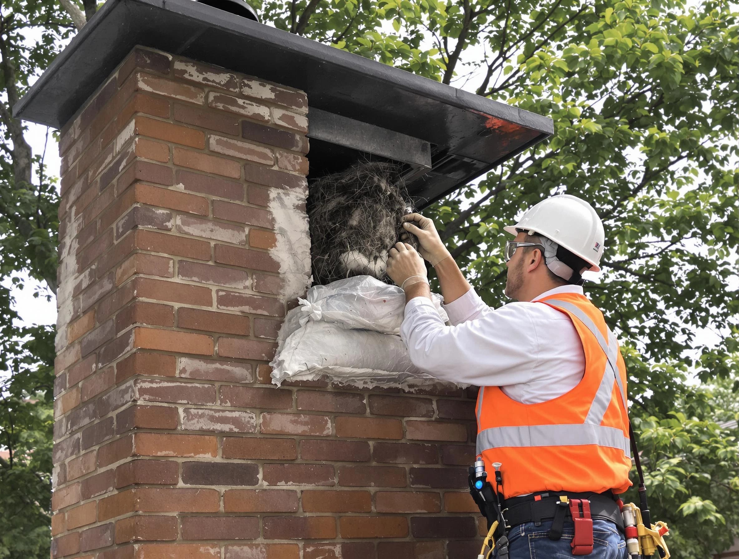 Humane removal of debris and animals by Centerville Chimney Sweep in Centerville, TN