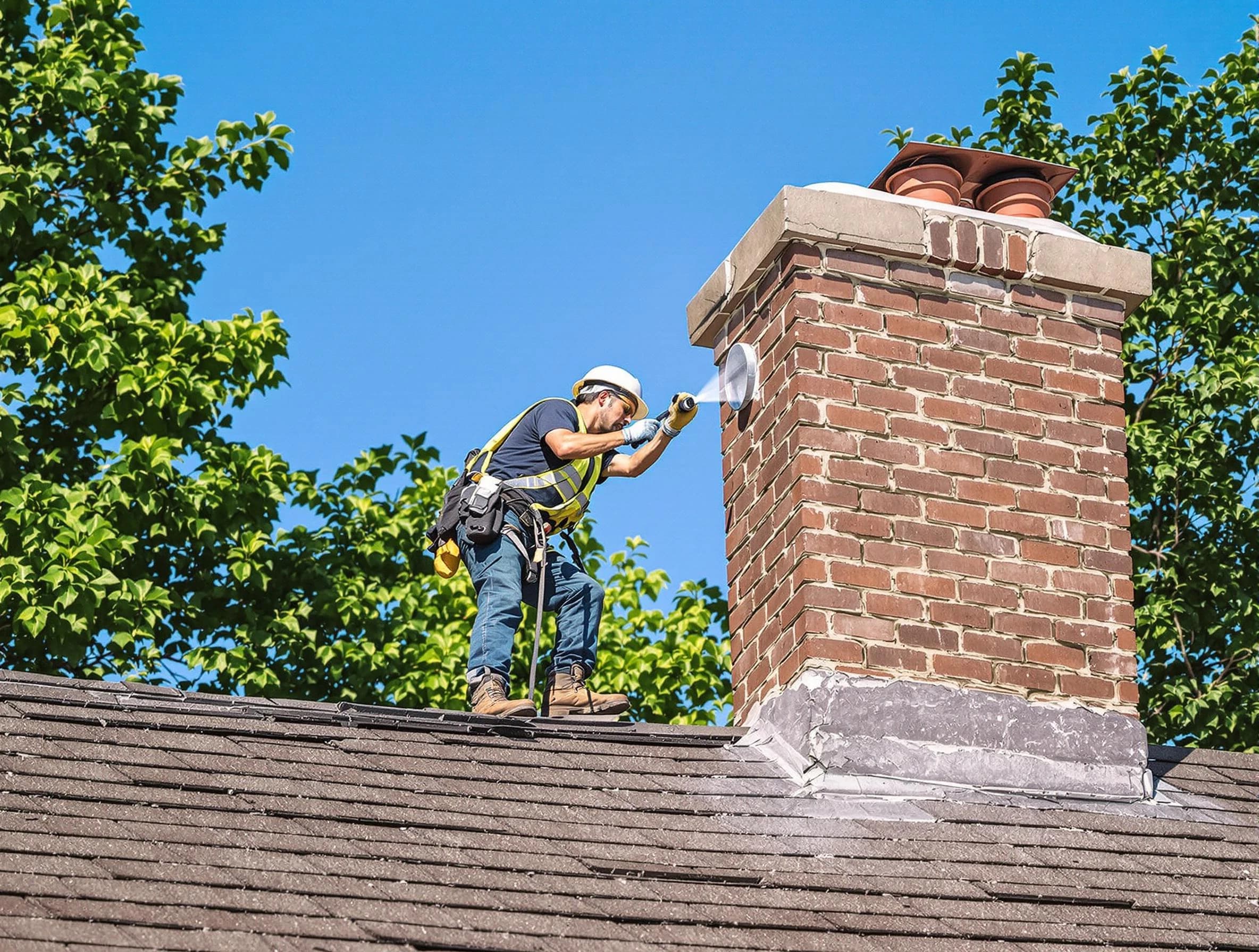 Centerville Chimney Sweep performing an inspection with advanced tools in Centerville, TN