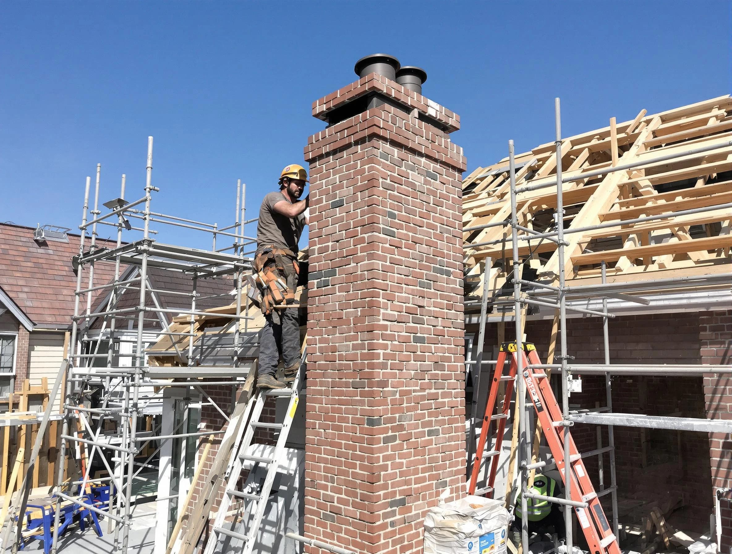New chimney installation completed by Centerville Chimney Sweep in Centerville, TN