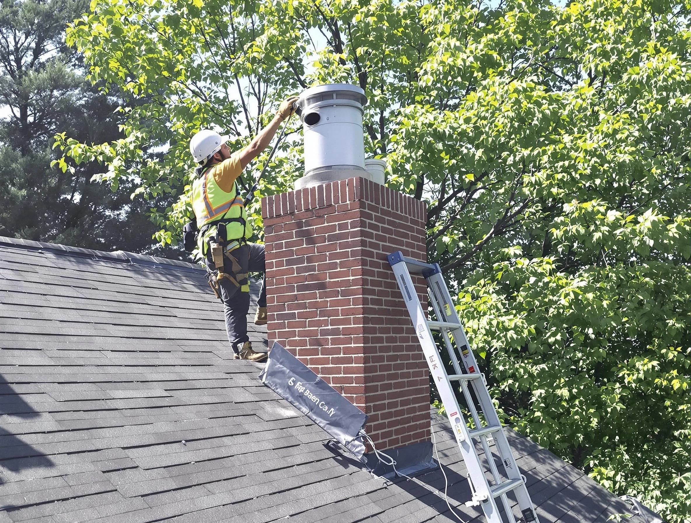 Chimney liner inspection by Centerville Chimney Sweep in Centerville, TN