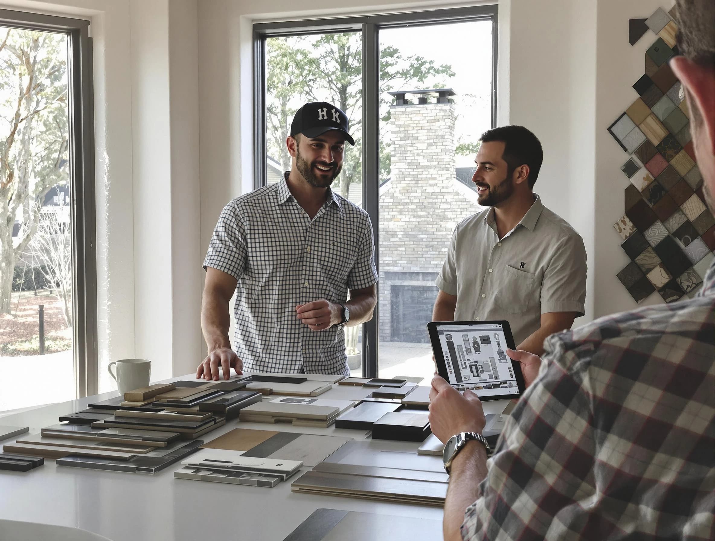 Centerville Chimney Sweep remodeling a chimney and fireplace in Centerville, TN