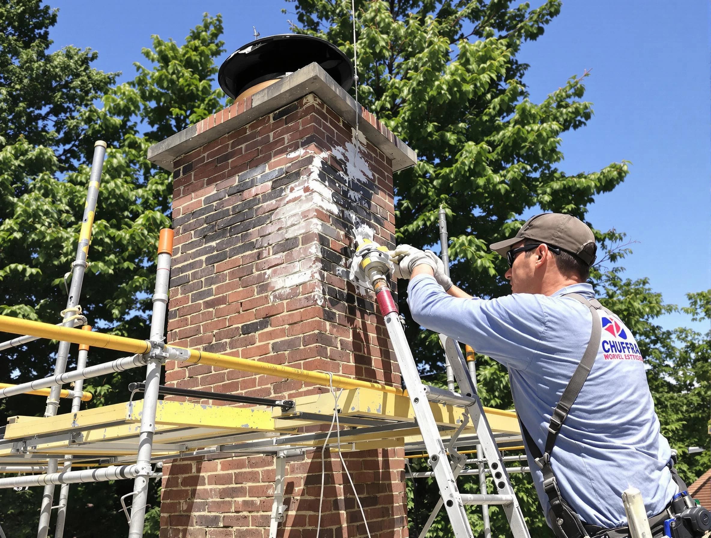Structural chimney repair by Centerville Chimney Sweep in Centerville, TN