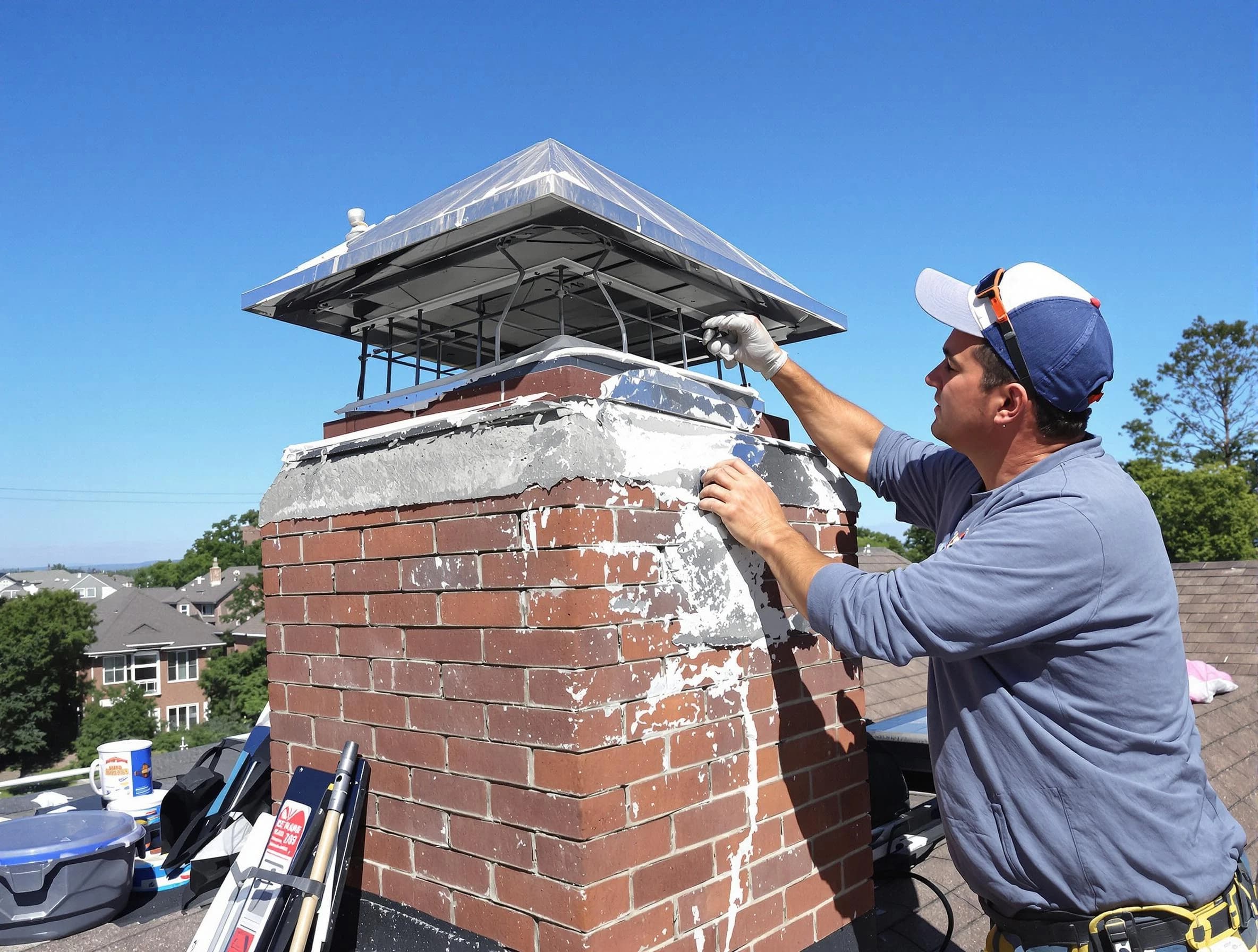 Chimney Crown Services service in Centerville, TN