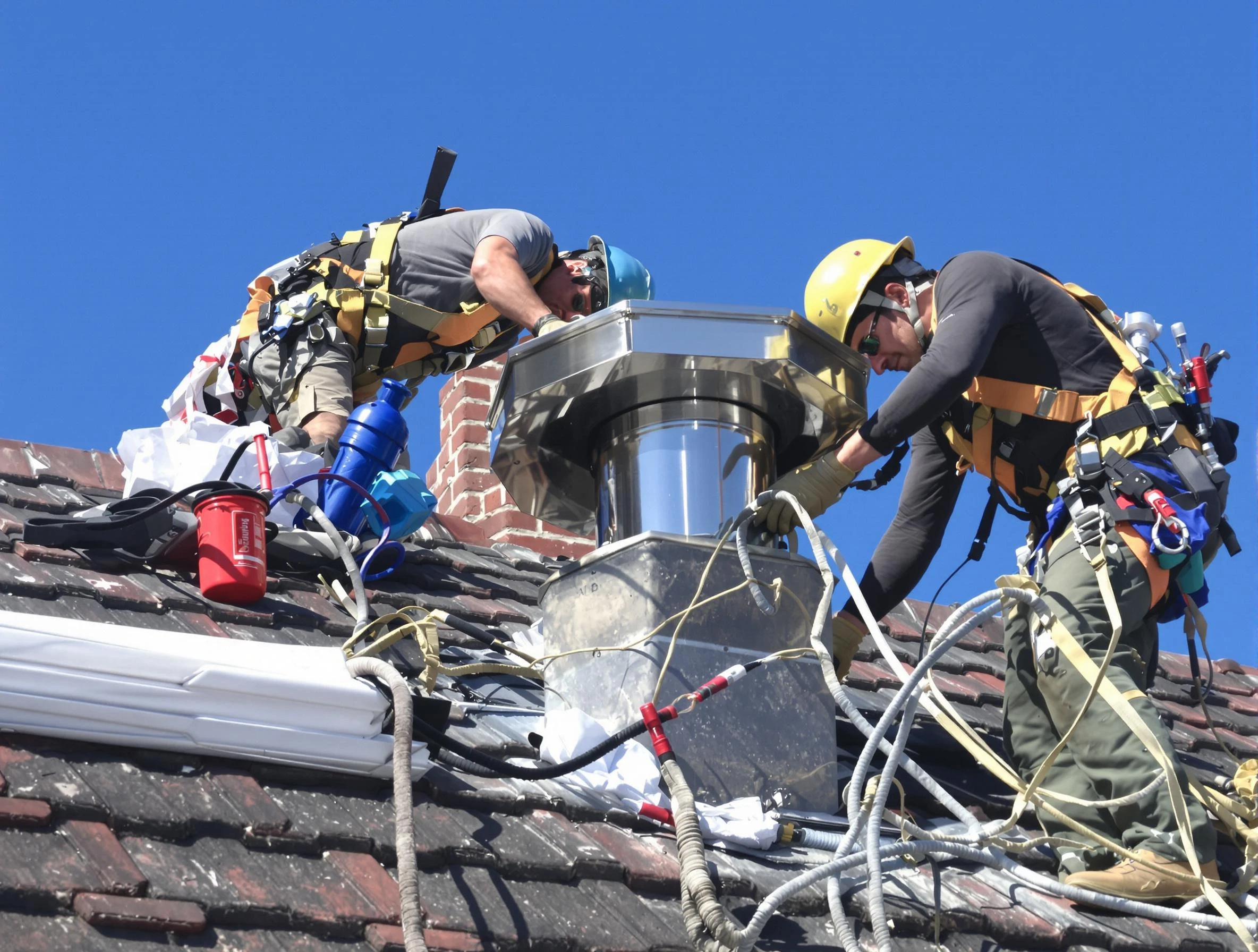 Protective chimney cap installed by Centerville Chimney Sweep in Centerville, TN