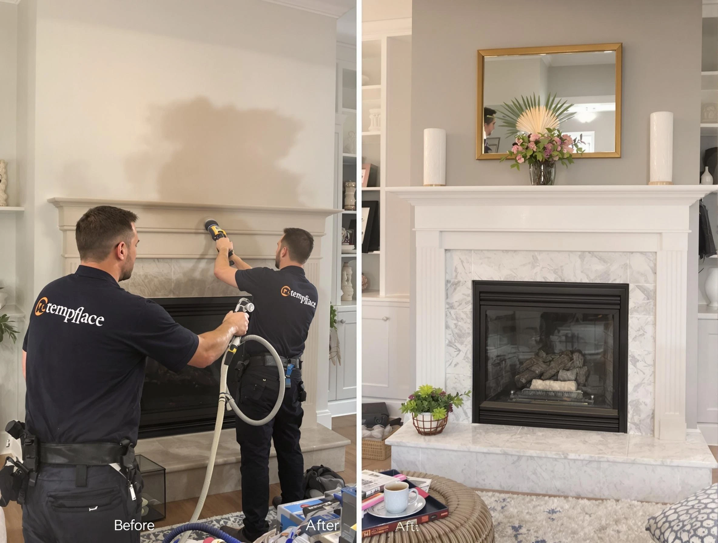 Professional soot removal by Centerville Chimney Sweep team in Centerville, TN